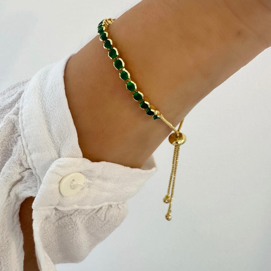 Bracelet Leslie vert