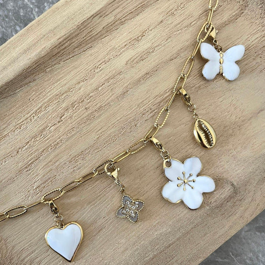 Collier maillons ovales striés Charms 2