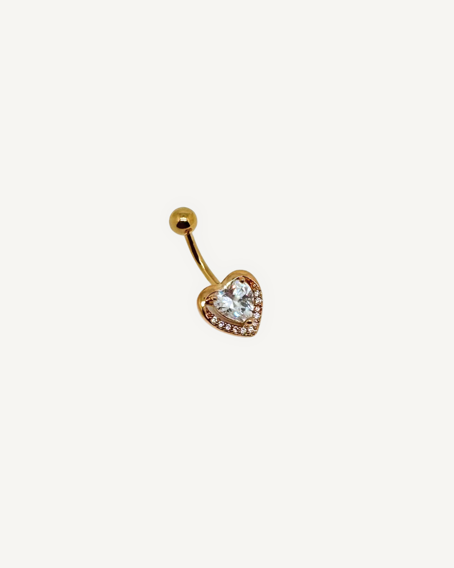 Piercing nombril Coeur