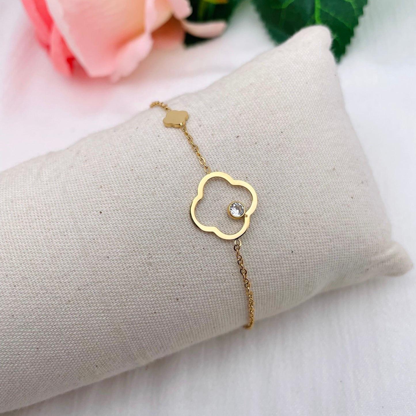 Coffret parure bijoux Trèfle