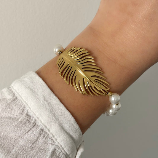 Bracelet Feuille