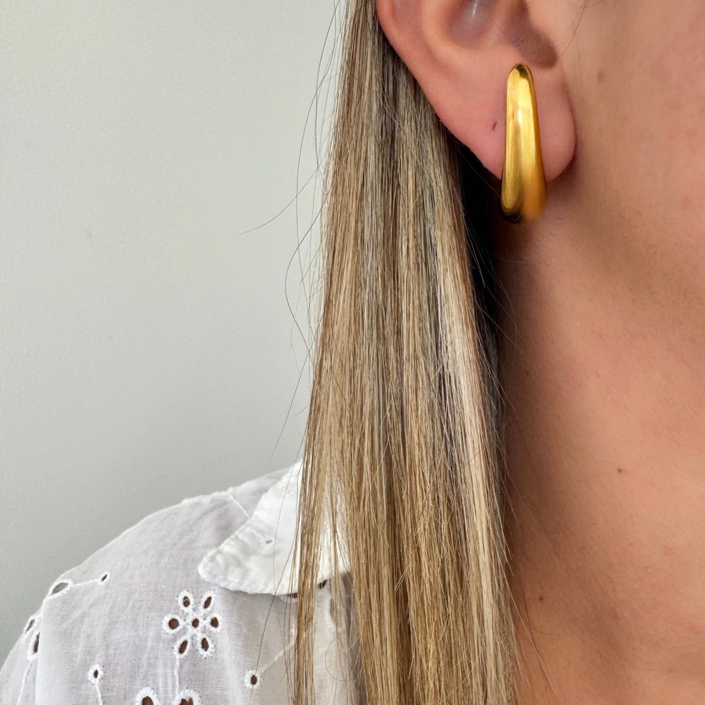 Boucles d'oreilles Clélie doré