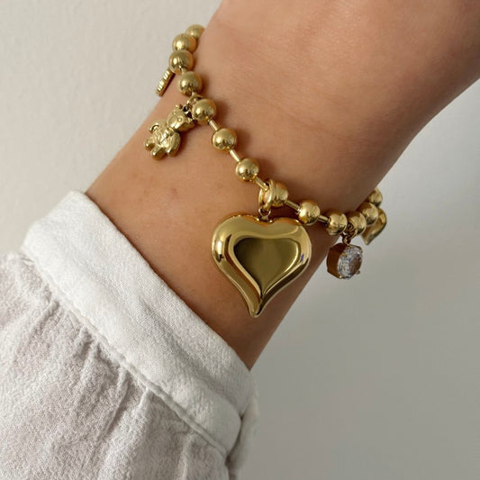 Bracelet Breloques Léonne