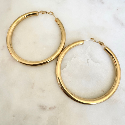 Boucles d'oreilles créoles Lauriane