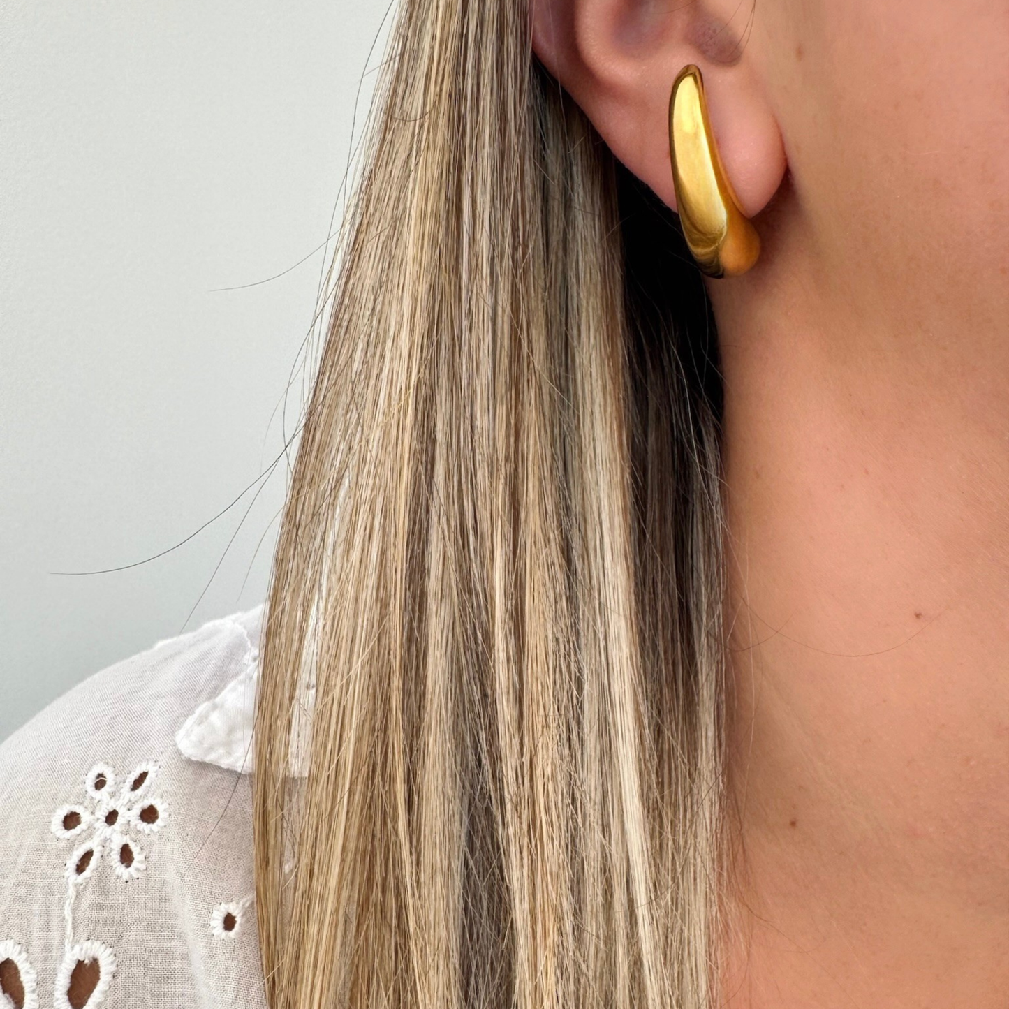 Boucles d'oreilles Clélie doré