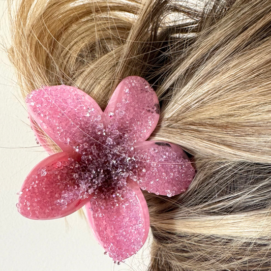 Pince à cheveux Fleur Strass