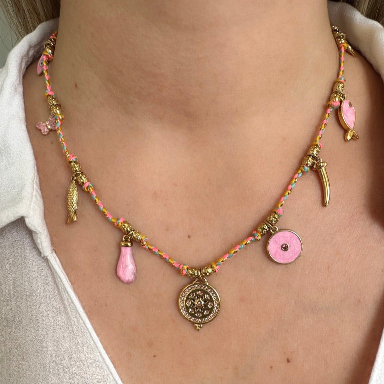 Collier Lexie rose