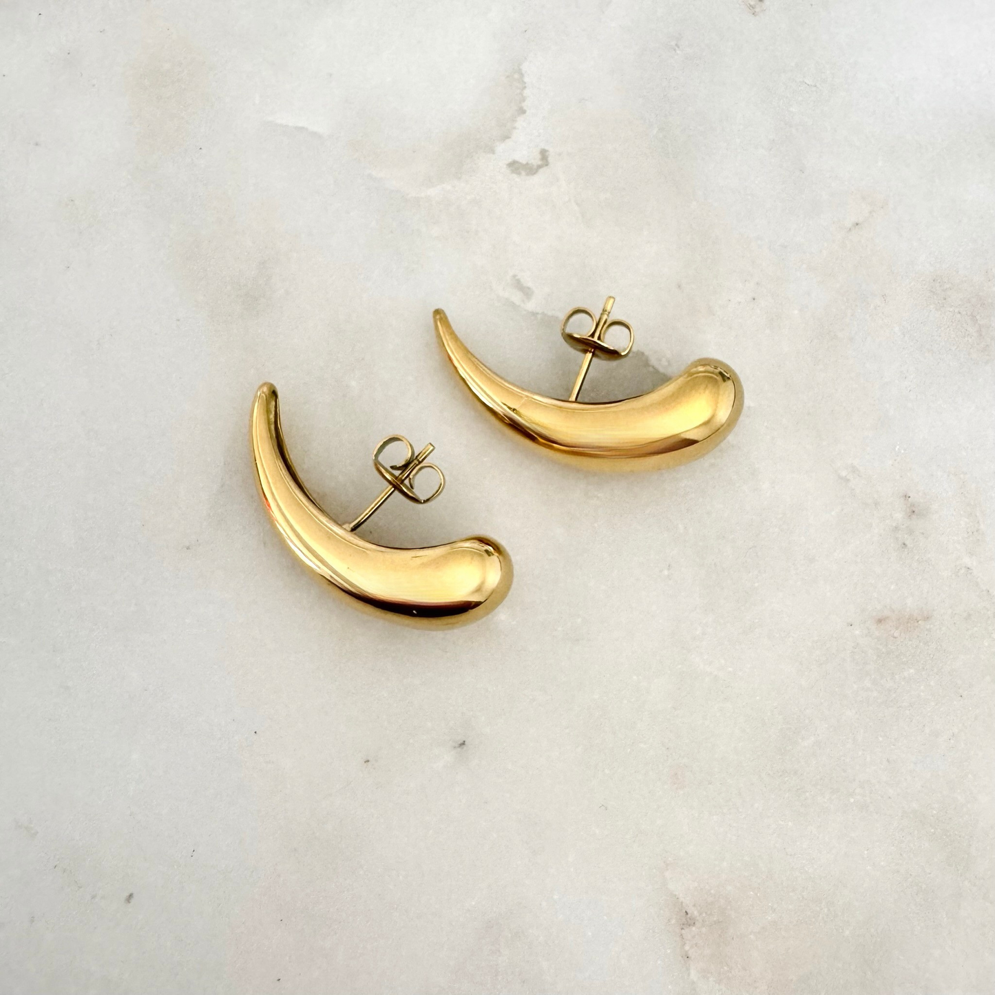 Boucles d'oreilles Clélie doré
