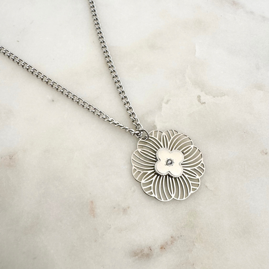 Collier Manaelle argenté