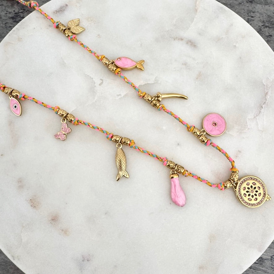 Collier Lexie rose
