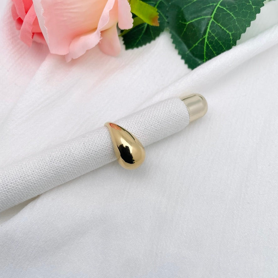 Coffret parure bijoux Goutte d'Eau doré