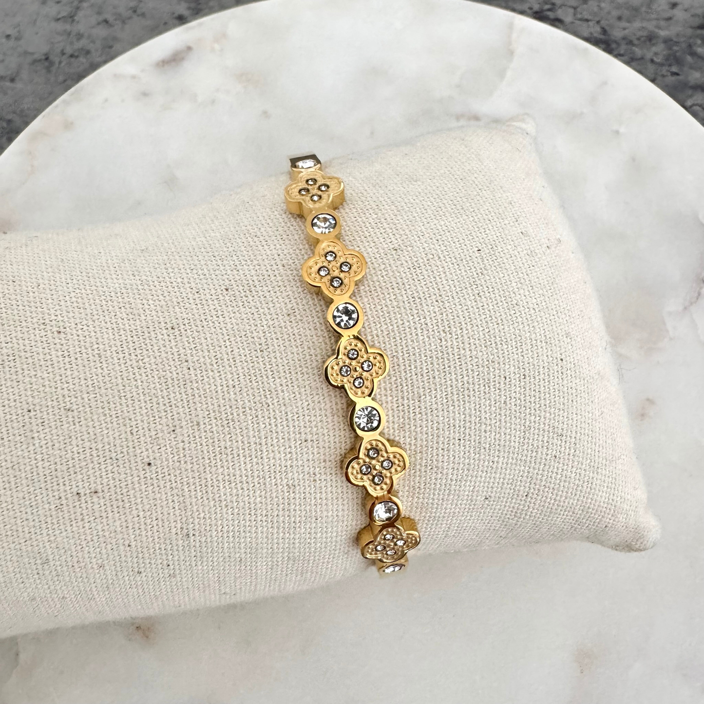 Bracelet jonc Noéline doré
