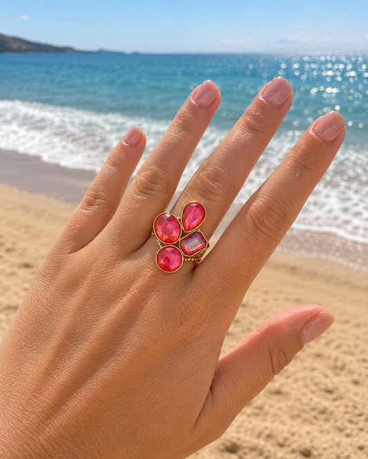 Bague Mermaid orange