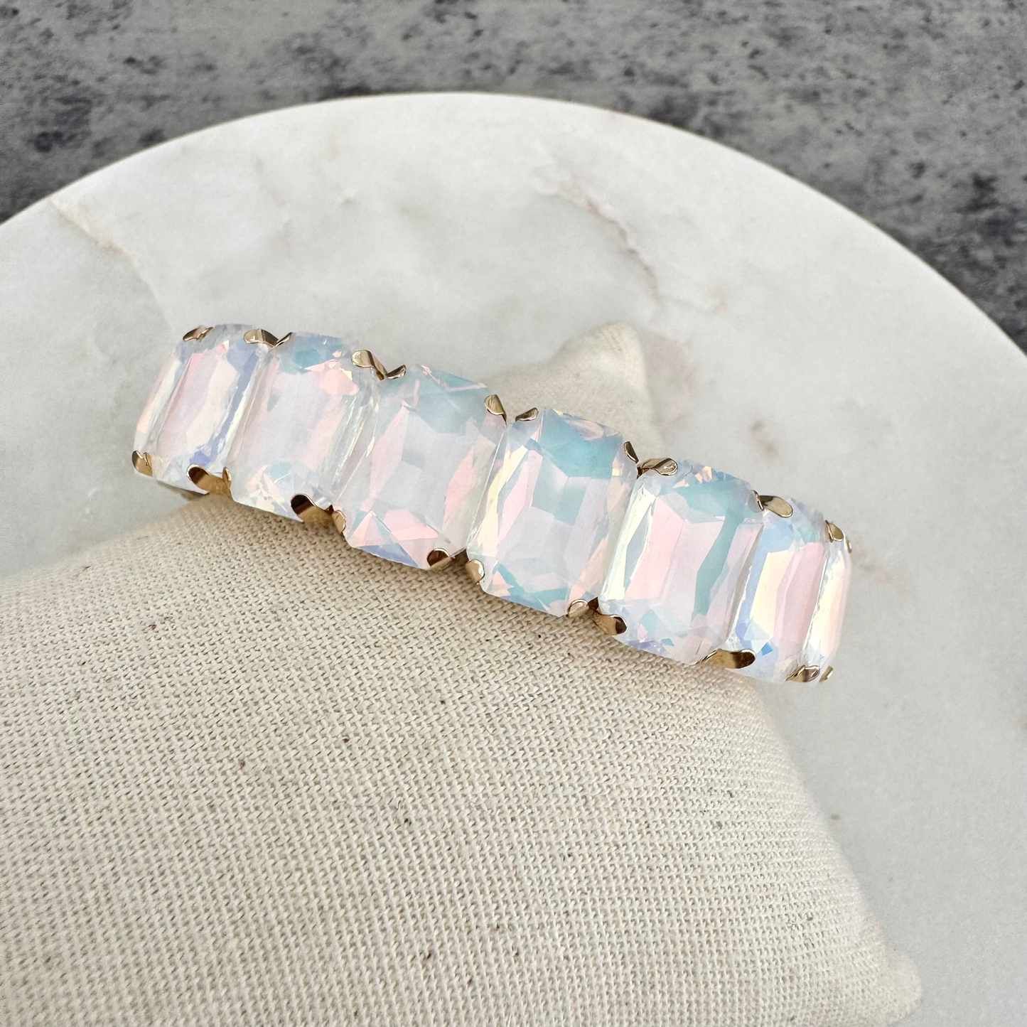 Bracelet Maxi Strass blanc
