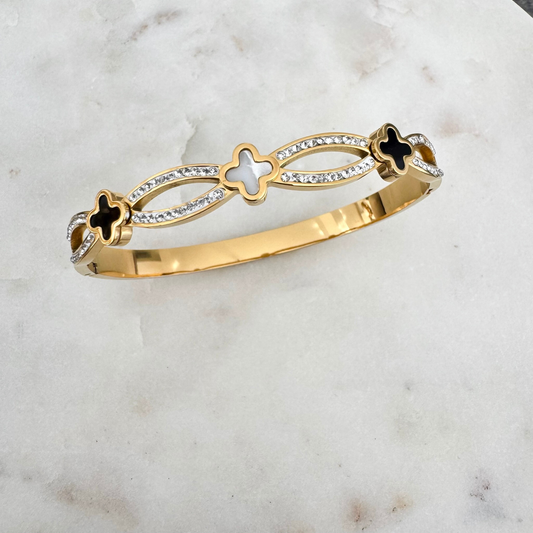 Bracelet jonc Elyn doré