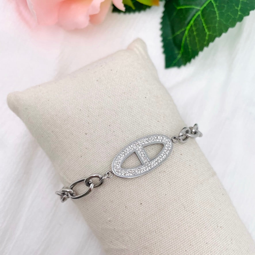 Bracelet Iris argenté