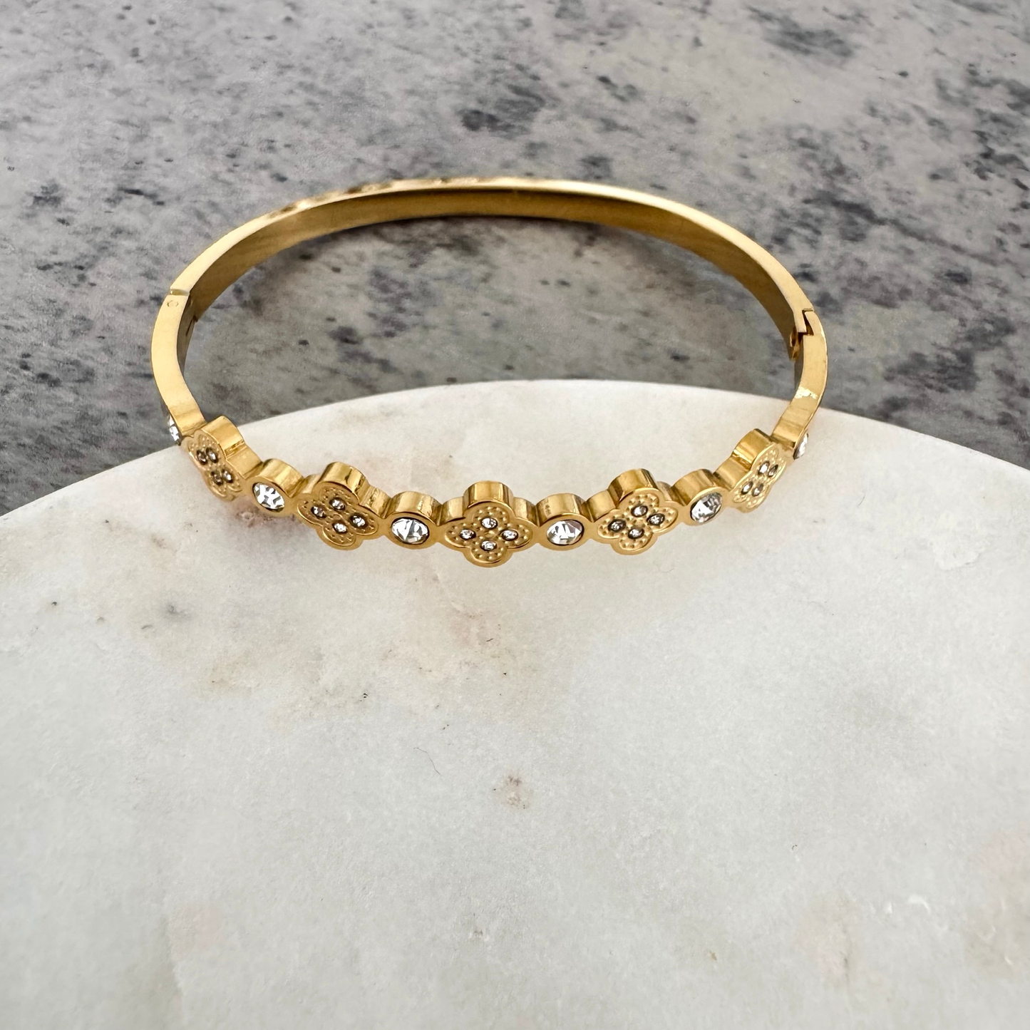 Bracelet jonc Noéline doré