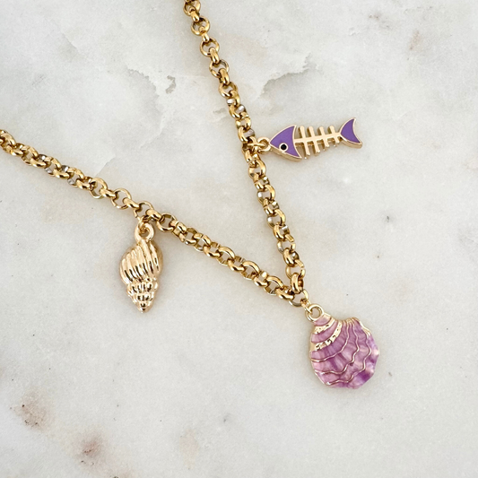 Collier Muriel violet