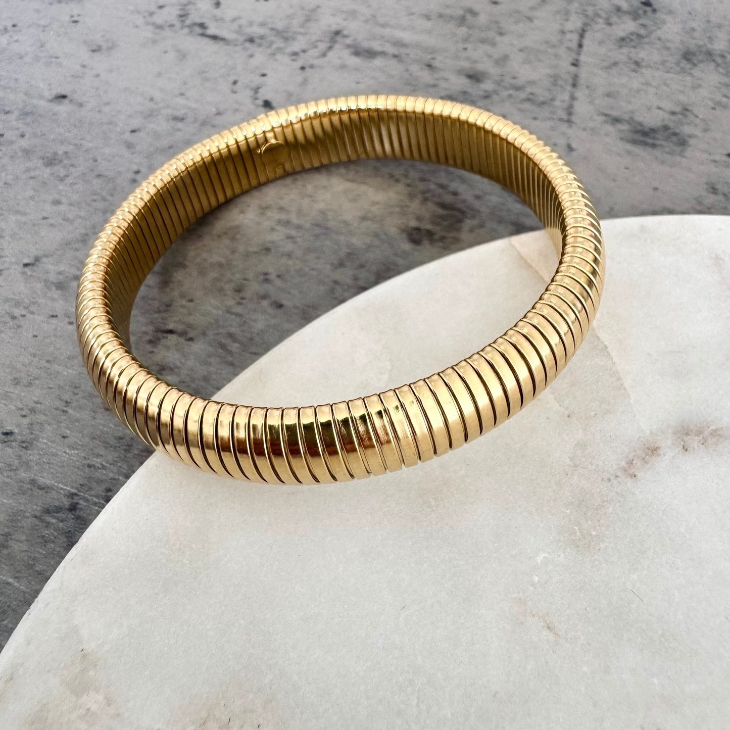 Bracelet jonc Elodie doré
