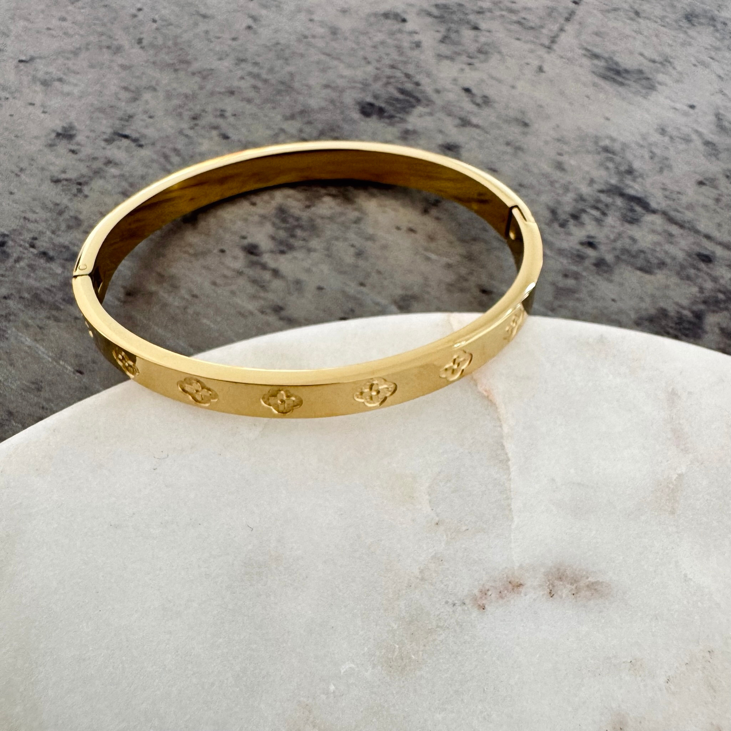 Bracelet jonc Natalia doré