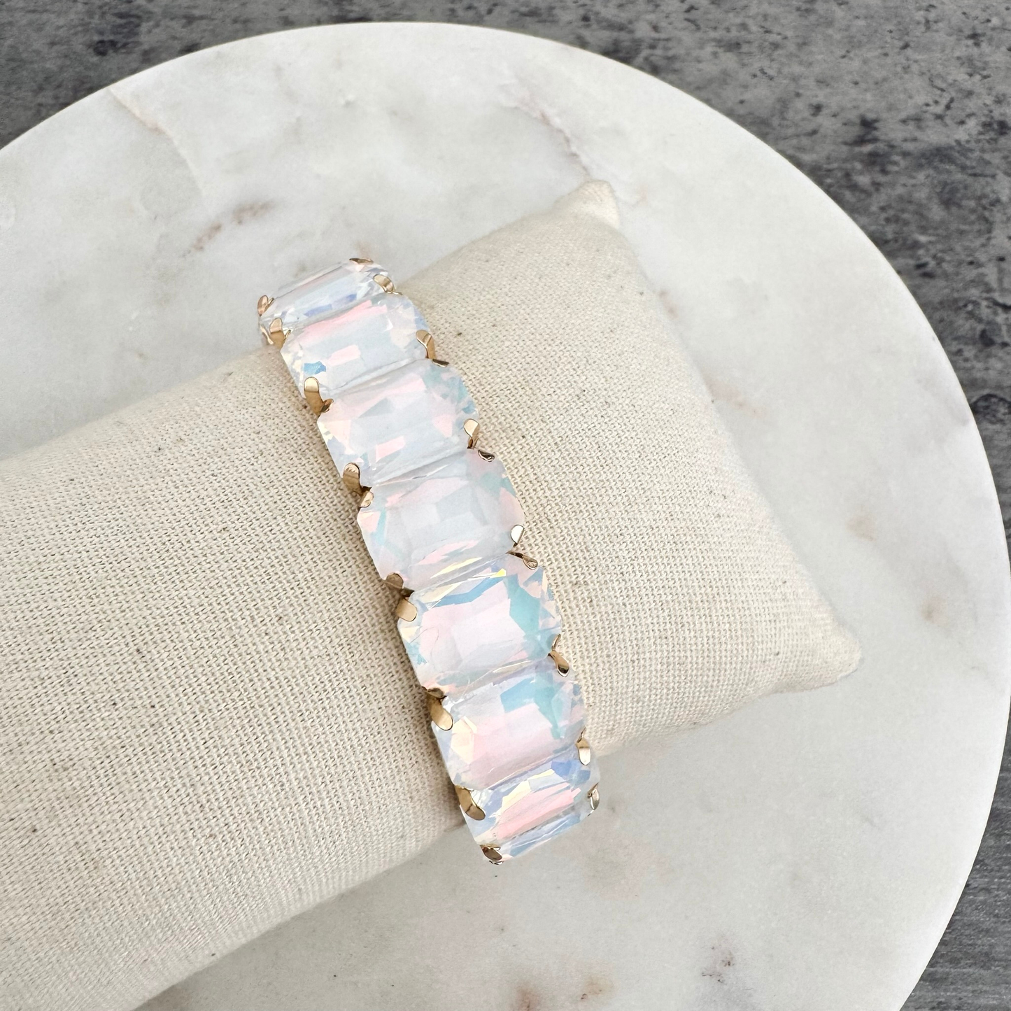 Bracelet Maxi Strass blanc