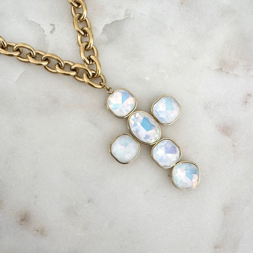Collier Daria blanc