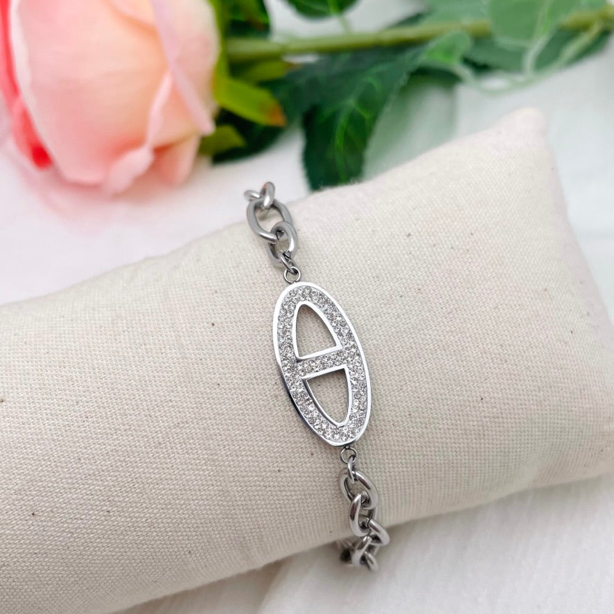 Bracelet Iris argenté