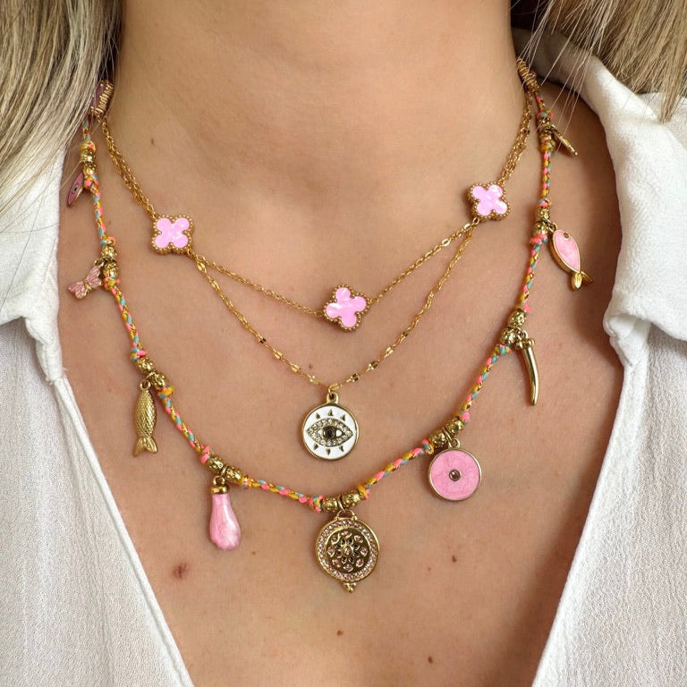 Collier Lexie rose
