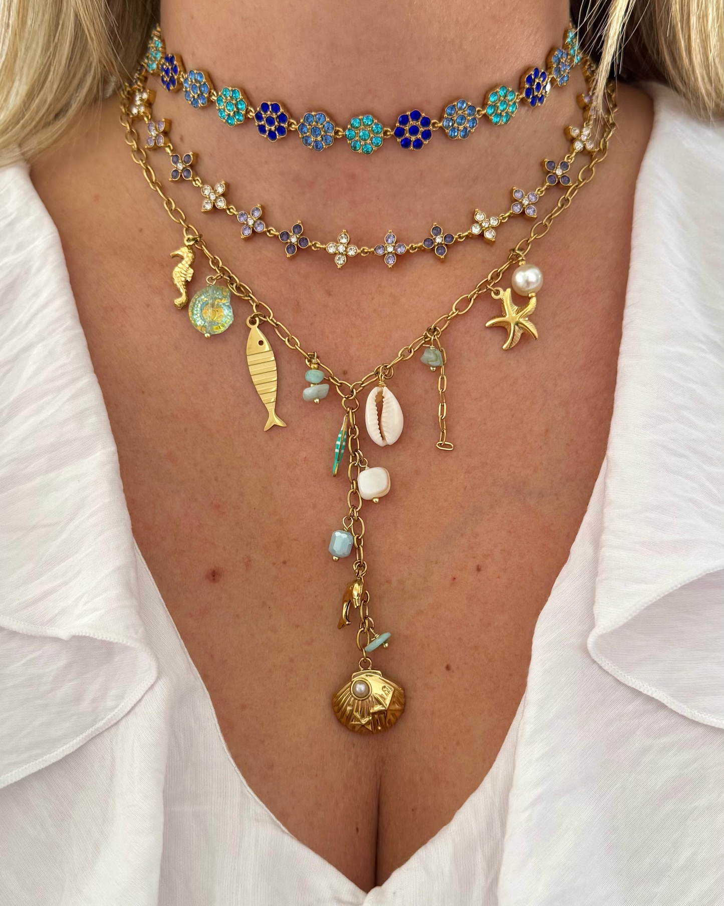 Collier Princesse violet