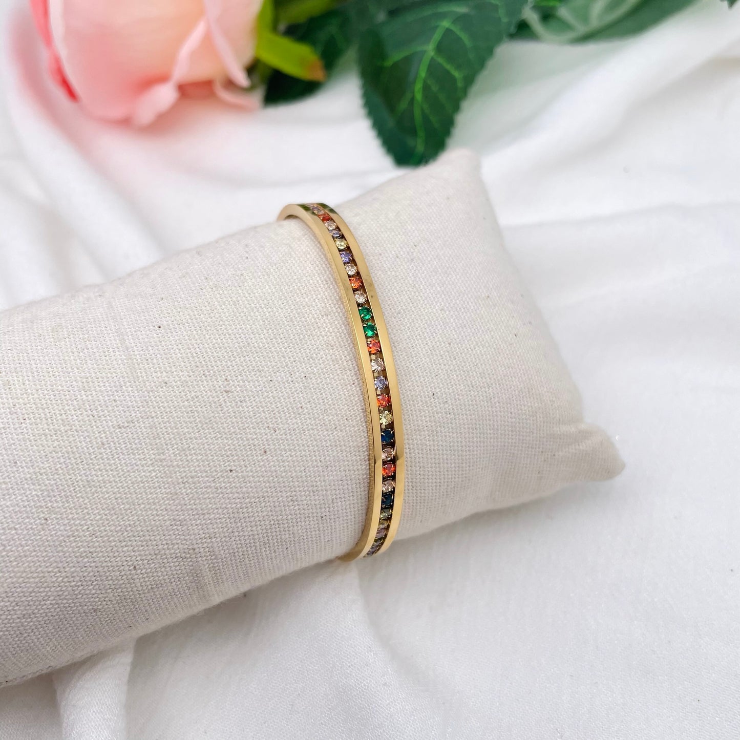 Bracelet jonc Irina rainbow