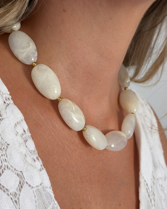 Collier Zaya Blanc