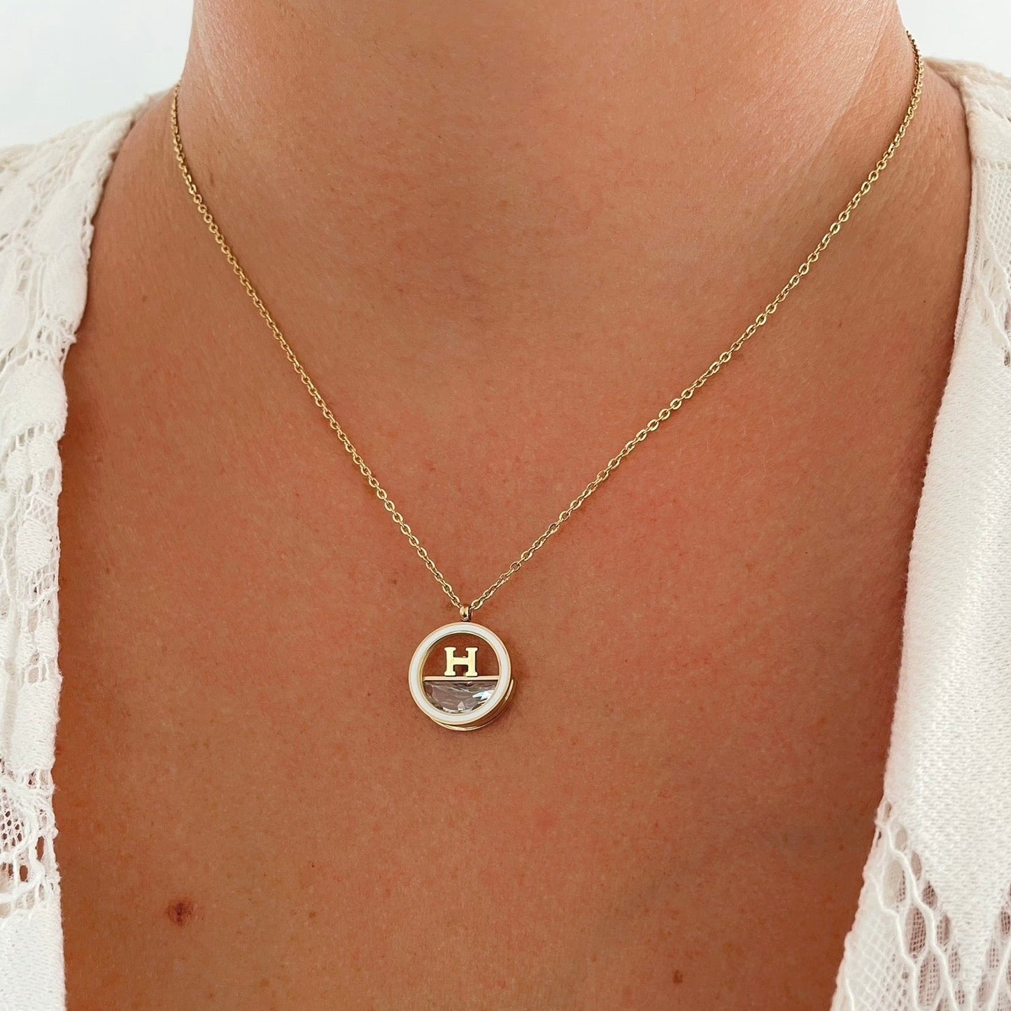 Collier H rond