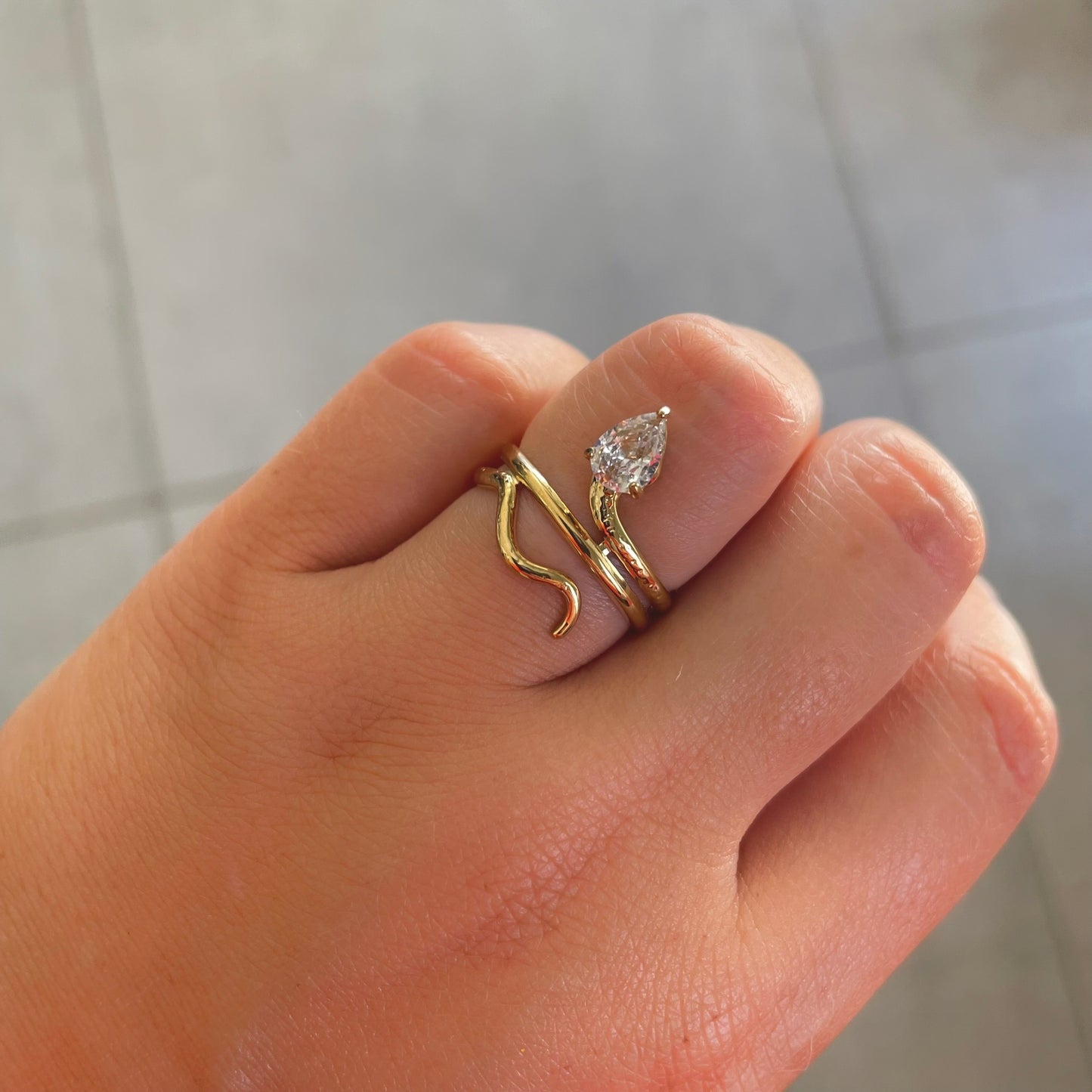 Bague Snake