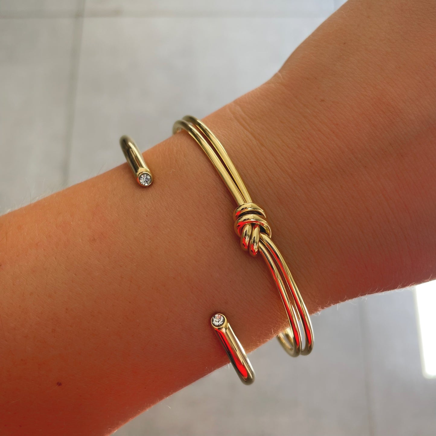 Bracelet jonc Noeud