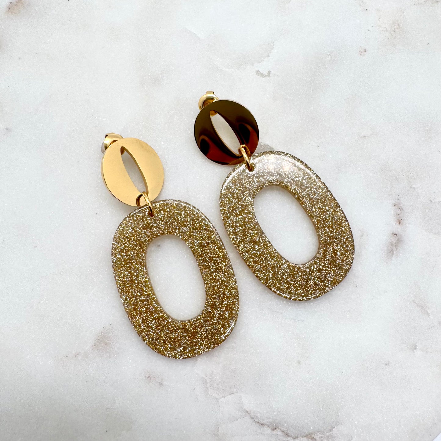 Boucles D'oreilles Mirabelle doré