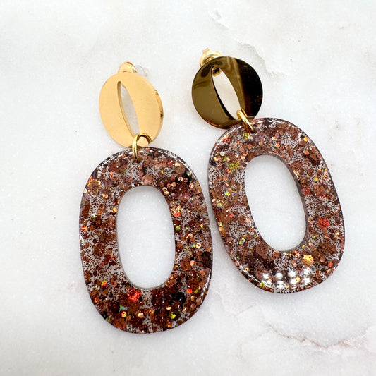 Boucles D'oreilles Mirabelle Choco