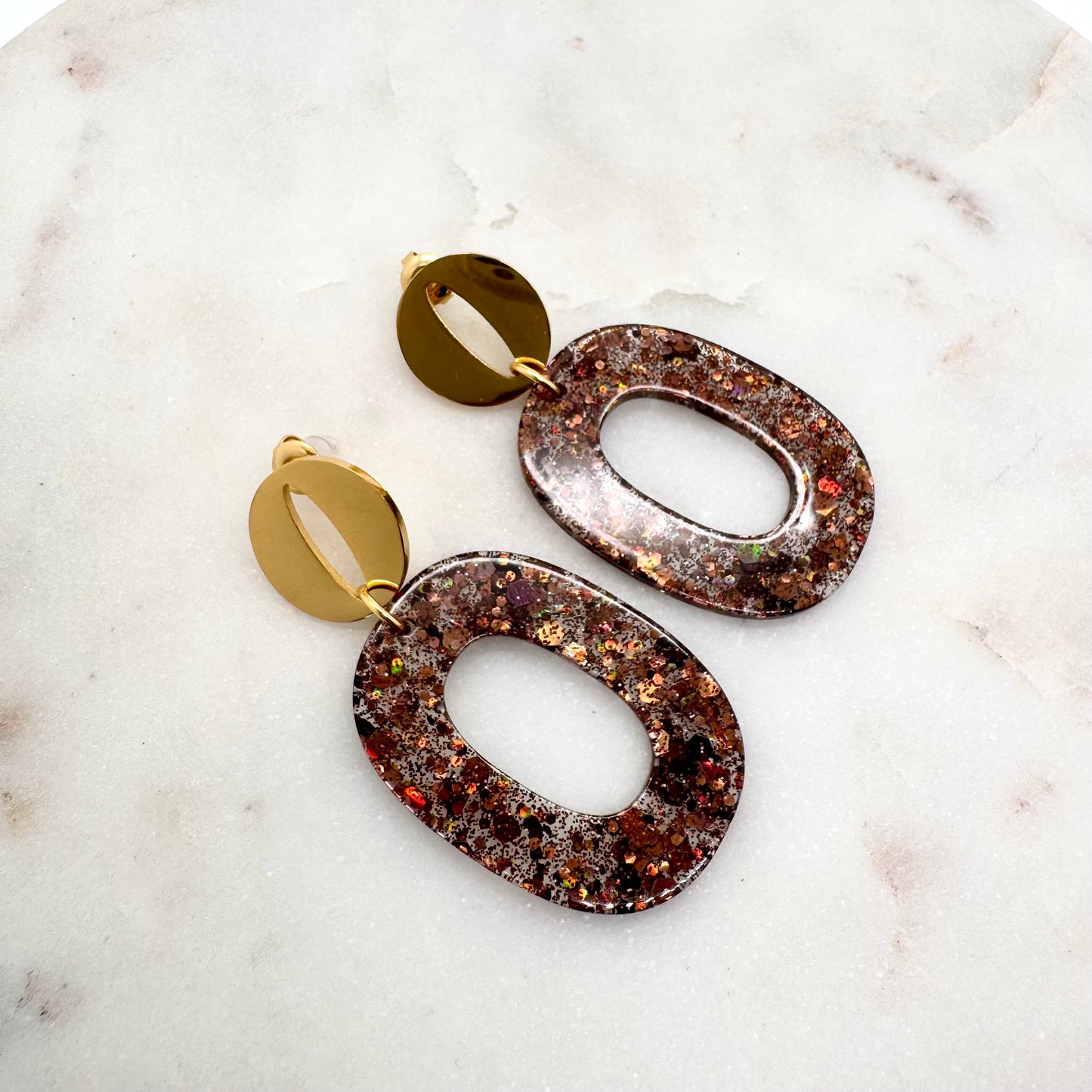 Boucles D'oreilles Mirabelle Choco
