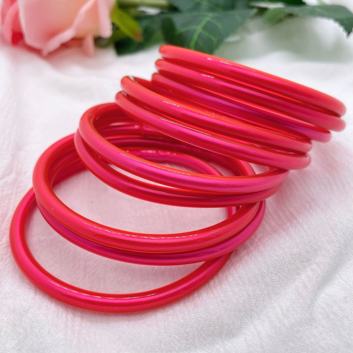 Jonc Bouddhiste magenta enfant