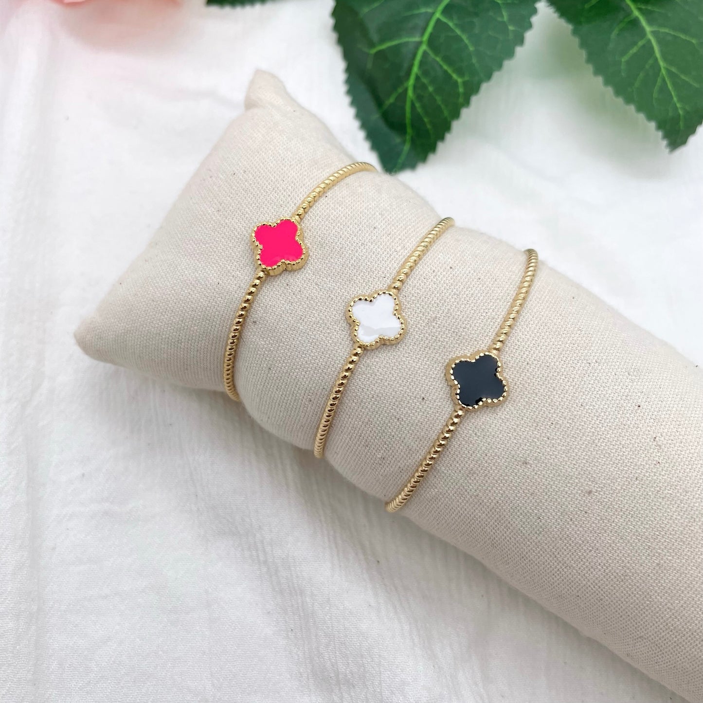 Bracelet Jonc Trèfle