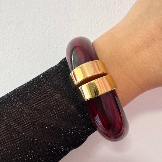Bracelet Maé Bordeaux