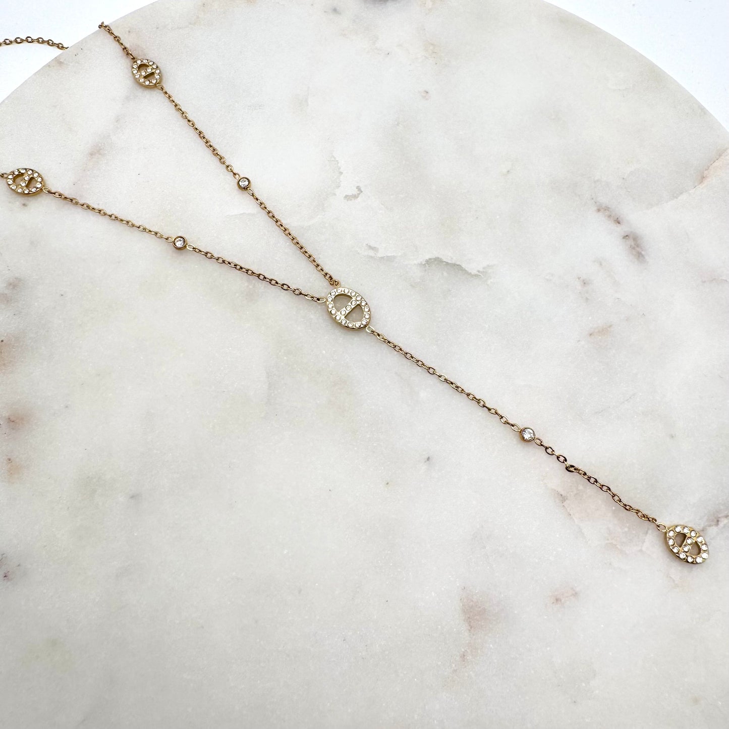 Collier Délia strass