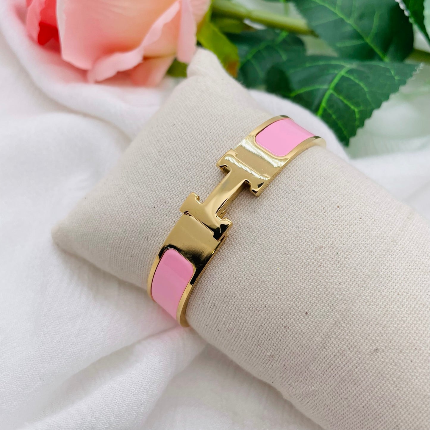 Bracelet H rose