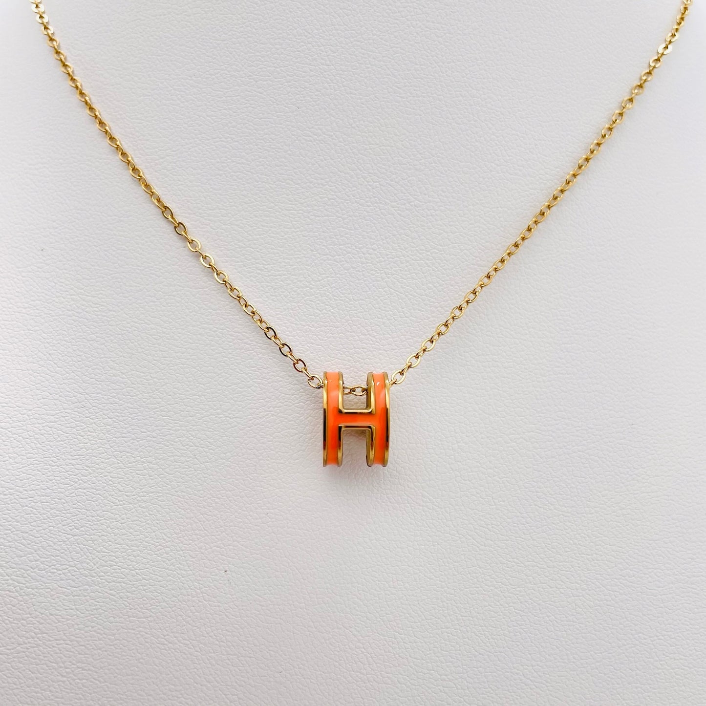 Collier H orange
