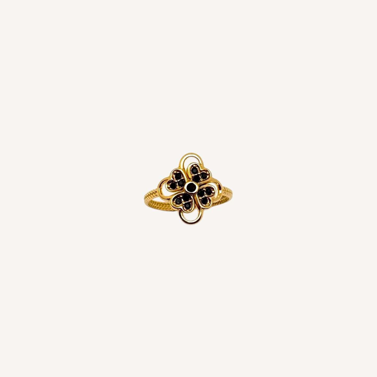 Bague Fleur Coeur