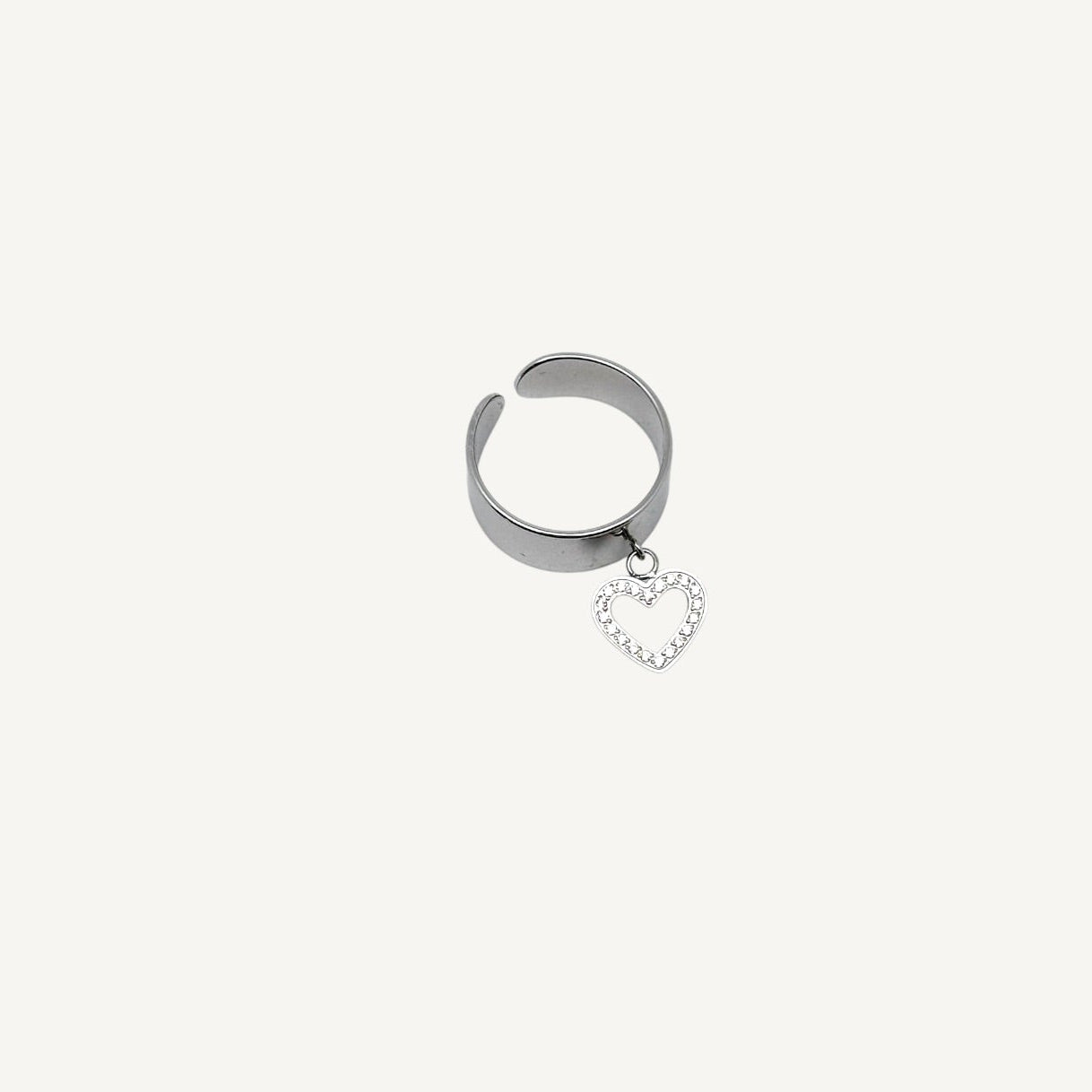 Bague Breloque Coeur
