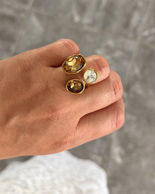Bague Luméa Marron