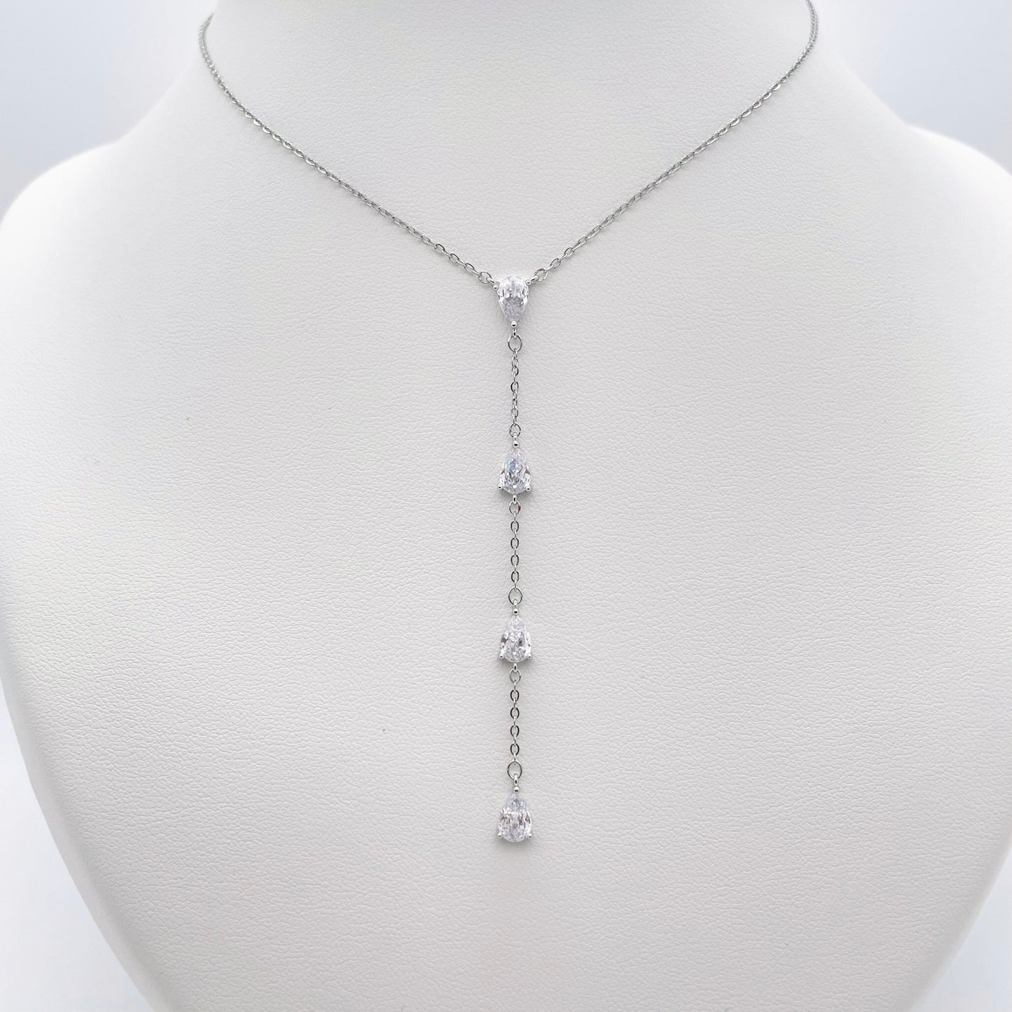 Collier Pendant Bella argenté
