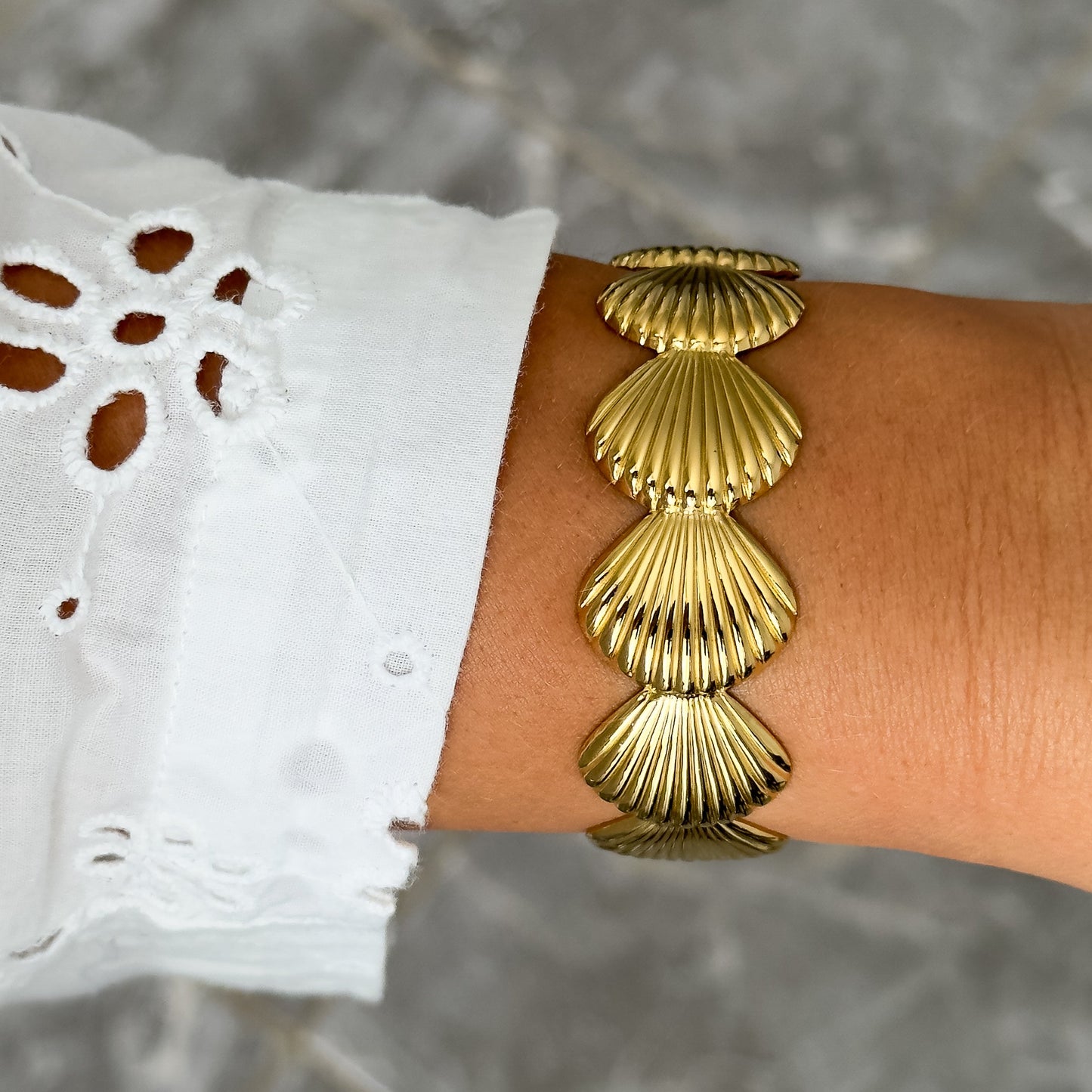 Bracelet Jonc Coquillage