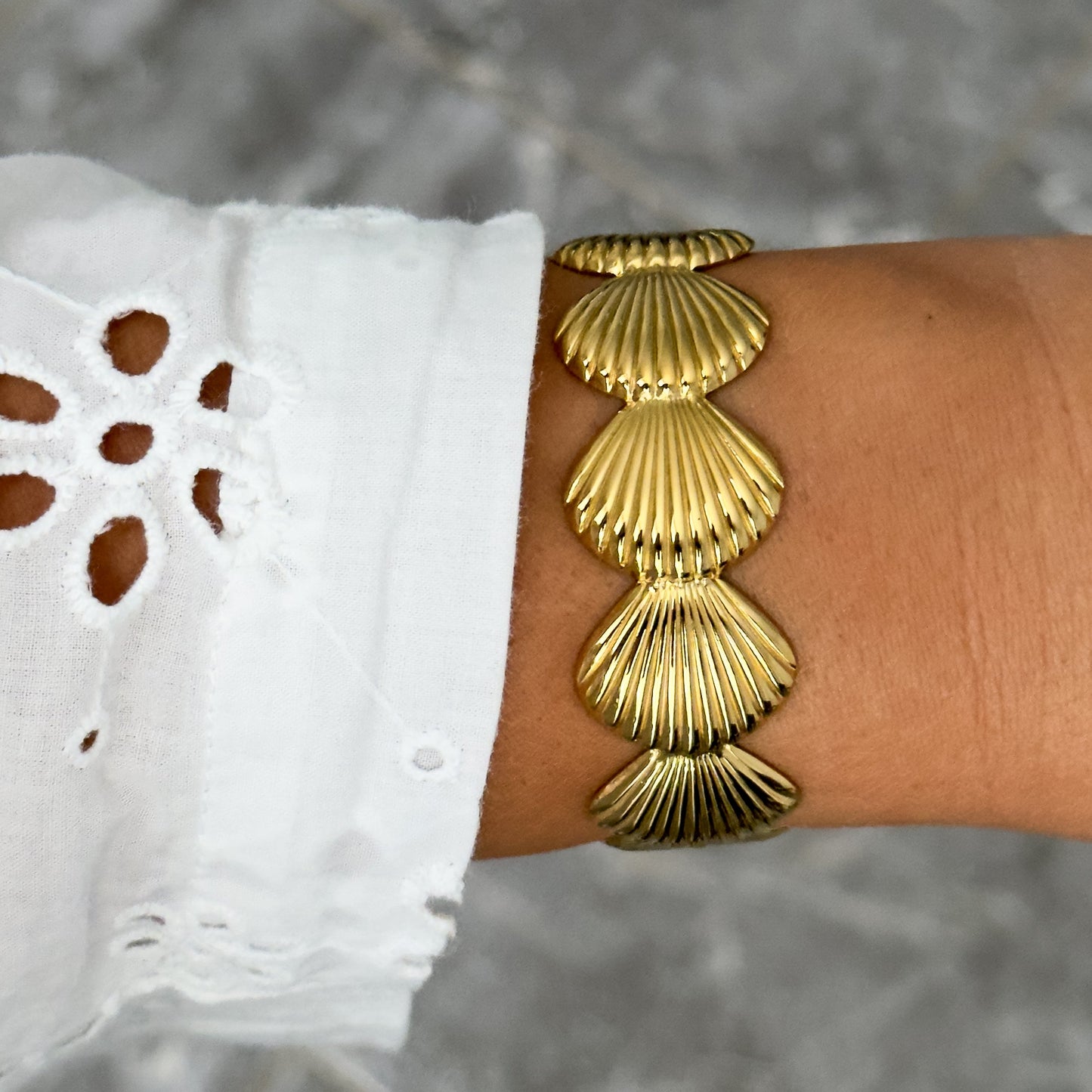 Bracelet Jonc Coquillage