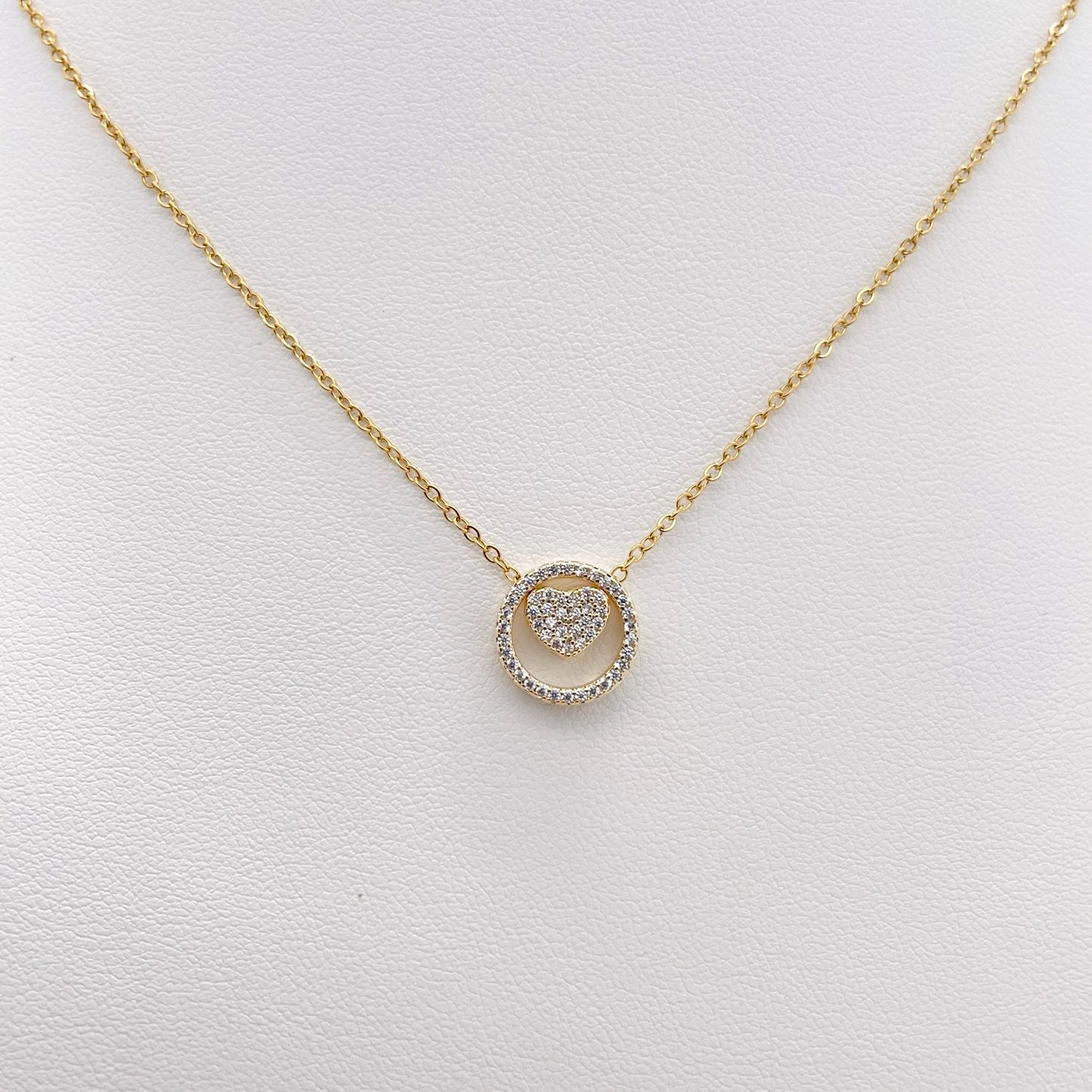 Collier Coeur doré